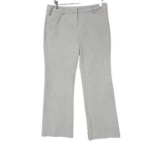 New York and‎ Company Pants Womens 10P Petite Grey Stretch Straight Leg Career